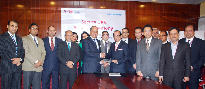NRB Bank Signs Corporate Agreement with MetLife Alico Bangladesh